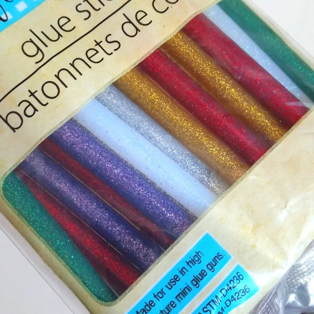 31 Set Crafter's Square 10 Glitter Glue, 15 Glitter Sticks, 6 Piece Glitter Pack